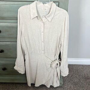 Boutique Linen Dress